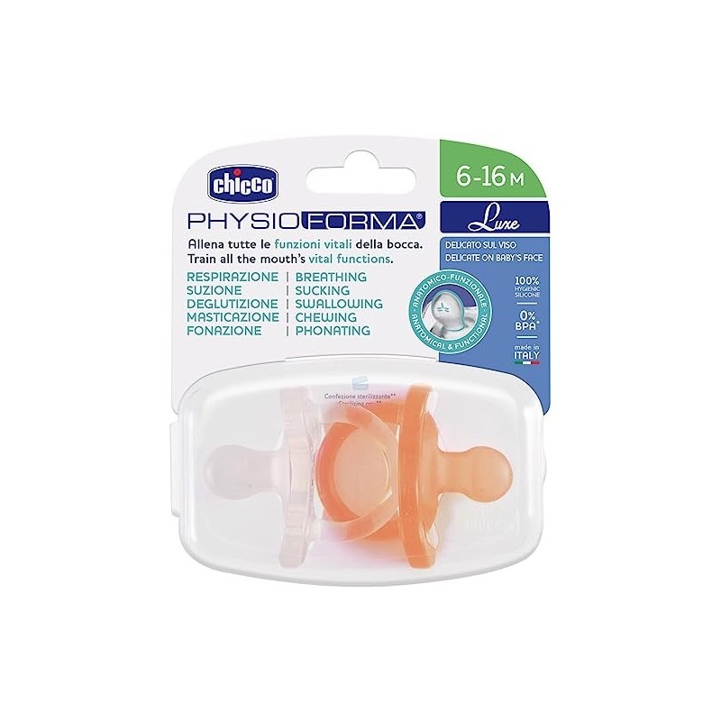 Chicco Gommotto Physio Forma Soft Luxe 6-16M 2Pz