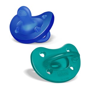 Chicco Gommotto Physio Soft Azzurro 16-36M 2Pz