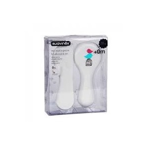 Suavinex Set Spazzola Pettine Bianco