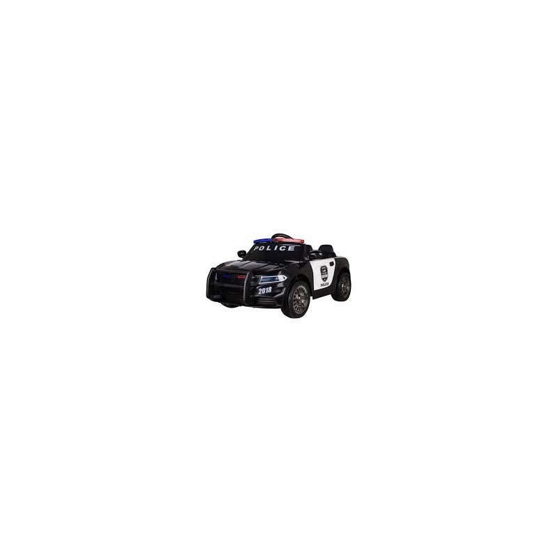 Jc666 Police Auto Nera 12V Babycar