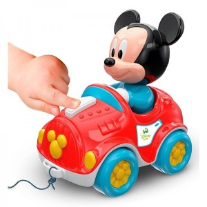 Baby Mickey Pull Along Car