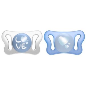Chicco Succhietto Micro Bimbo 0-2M 2Pz Silicone