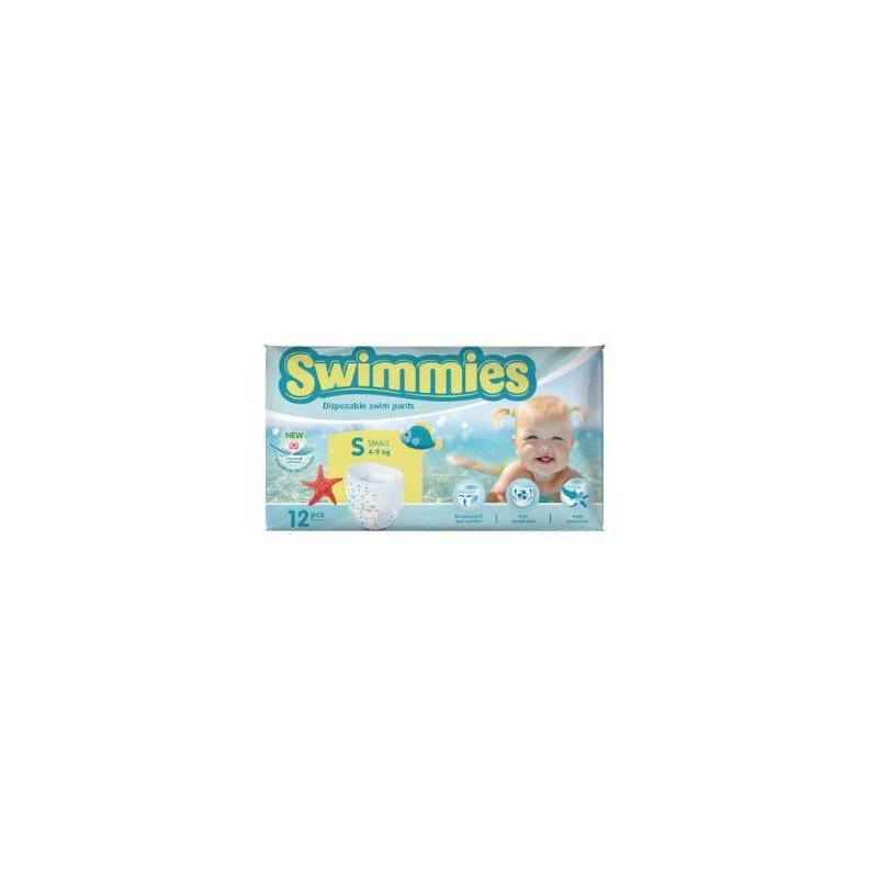 Swimmies Tg.s 4-9Kg 12Pz Pannolino X Piscina Art.