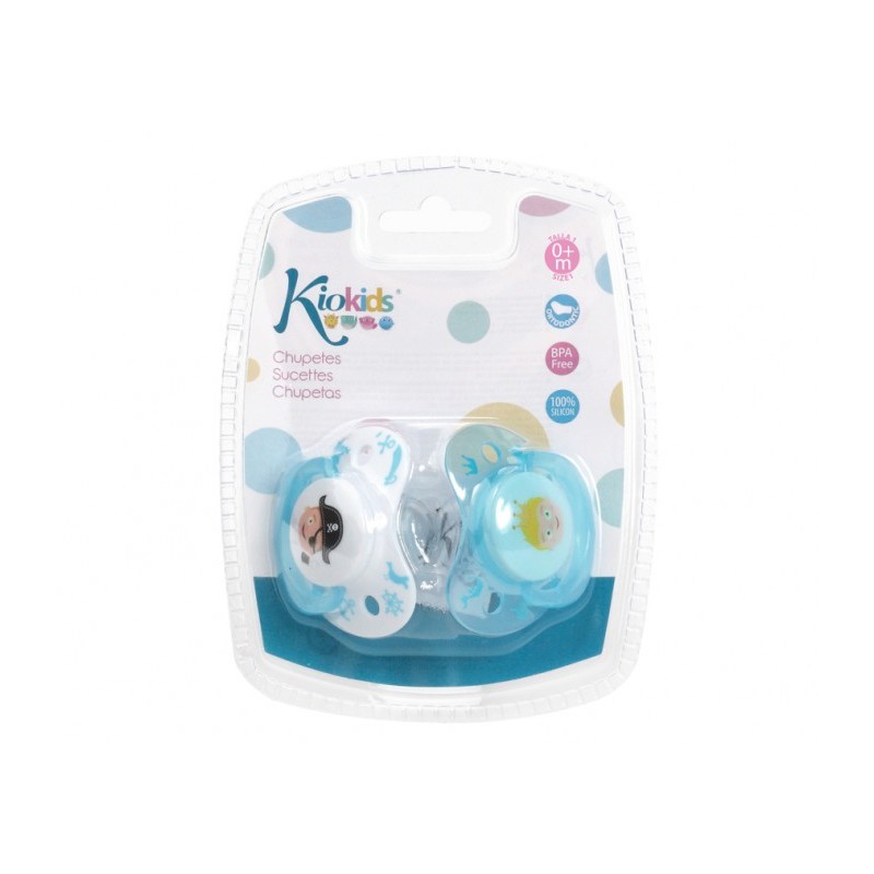 Kiokids Succhietti Blu 2Pz 0M+