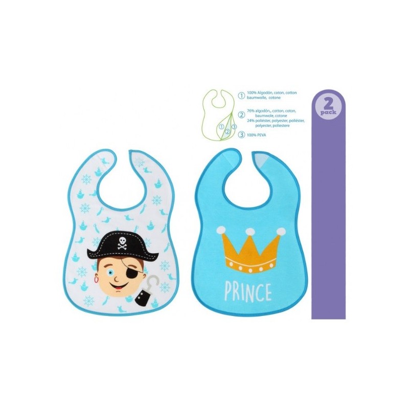 Kiokids Bavaglio Blu 2Pz
