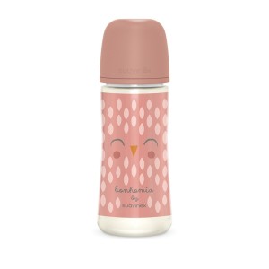 Suavinex Biberon 360Ml Silicone Bonhomia Piuma Rosa