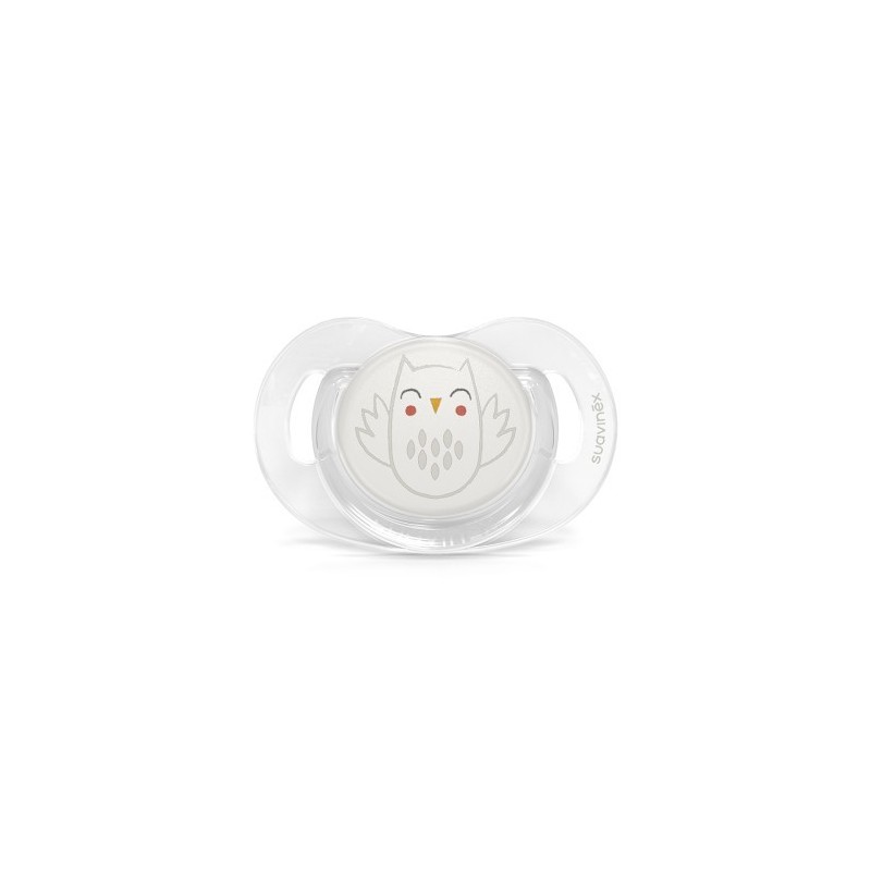 Suavinex Succhietti Bonhomia Silicone 0-6M Civetta Bianca