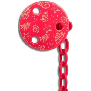 Suavinex Clip Rotonda Conchiglia Rosa