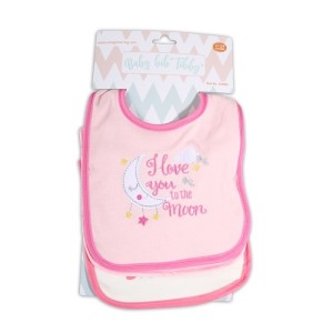 Cangaroo Set Bavaglini Tippy 3Pz Rosa