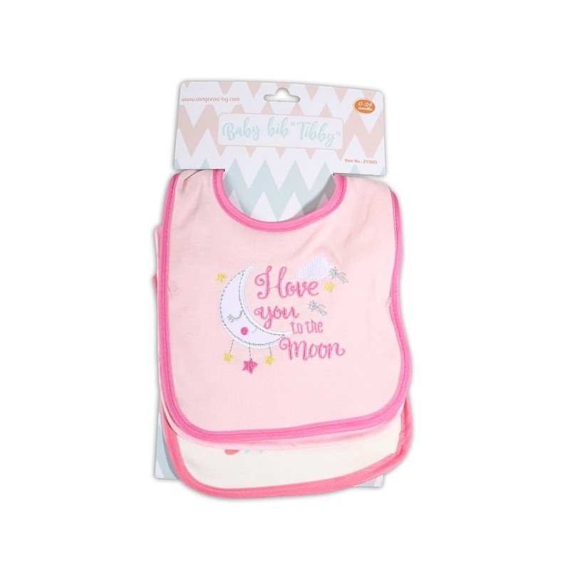 Cangaroo Set Bavaglini Tippy 3Pz Rosa