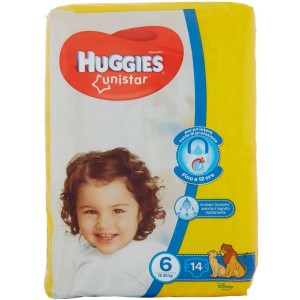 Huggies Unistar Tg.6 Pann 15-30Kg 14Pz