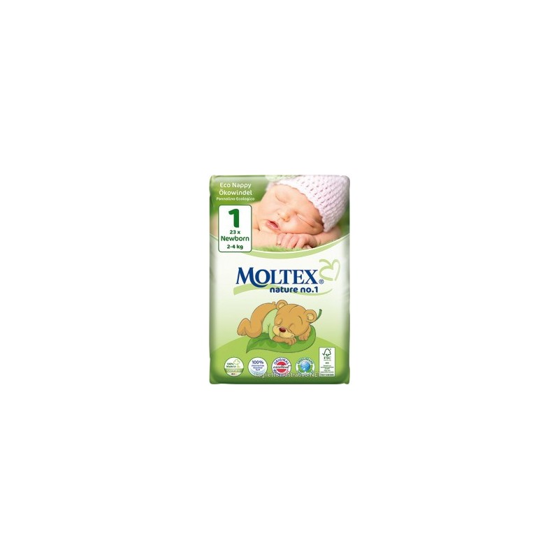 Moltex 1 Newborn 2-4Kg 22Pz Pure & Nature Pann.