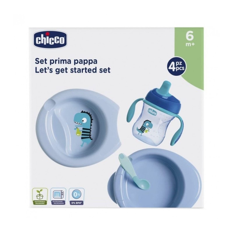 Chicco Set Pappa 6M+ Azzurro