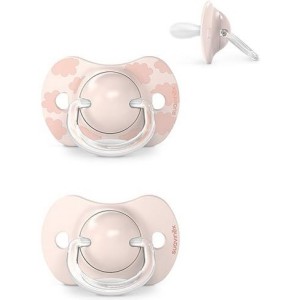 Suavinex Dreams Succhietto Silicone 0-6M 2Pz Rosa Sxpro