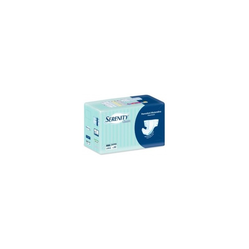 Serenity Pannolone Mutandina Super Classic Large 30 Pz