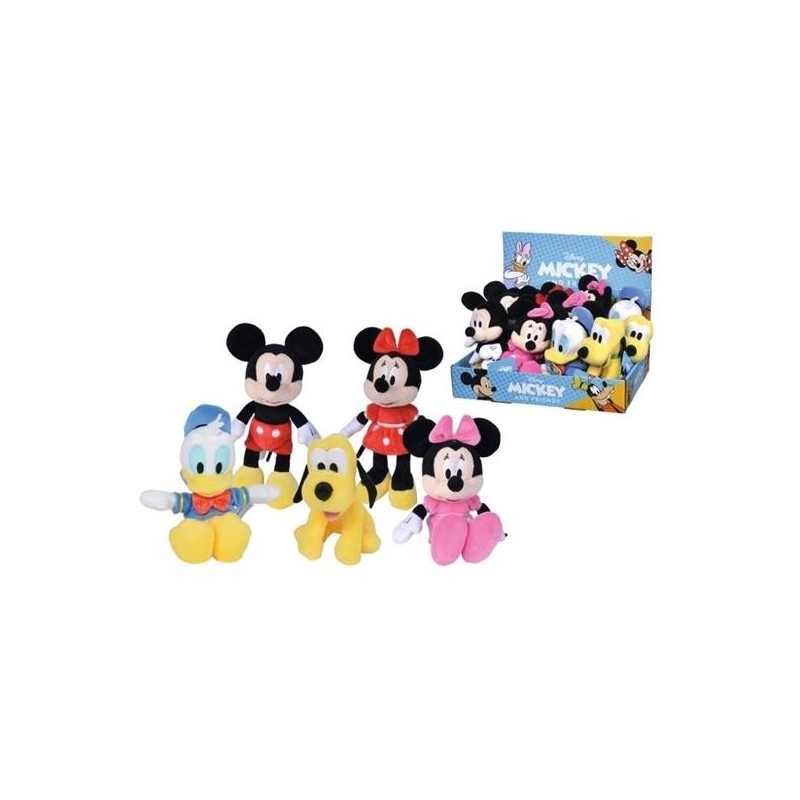 Disney Mickey & Friends Peluche 20Cm Assortiti