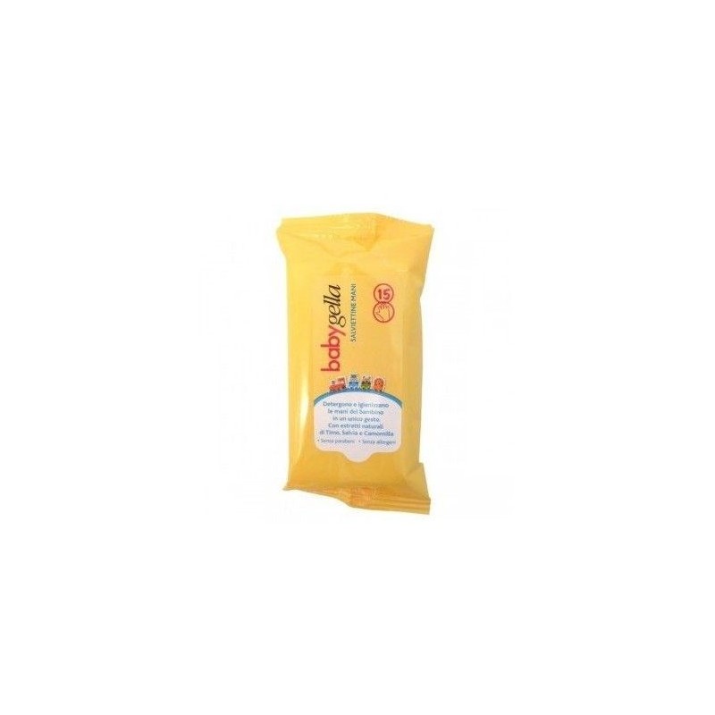 Babygella Salviette Mani 15Pz Babygella Salviette Mani 15Pz