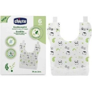 Chicco Bavaglini Monouso Compost 36Pz
