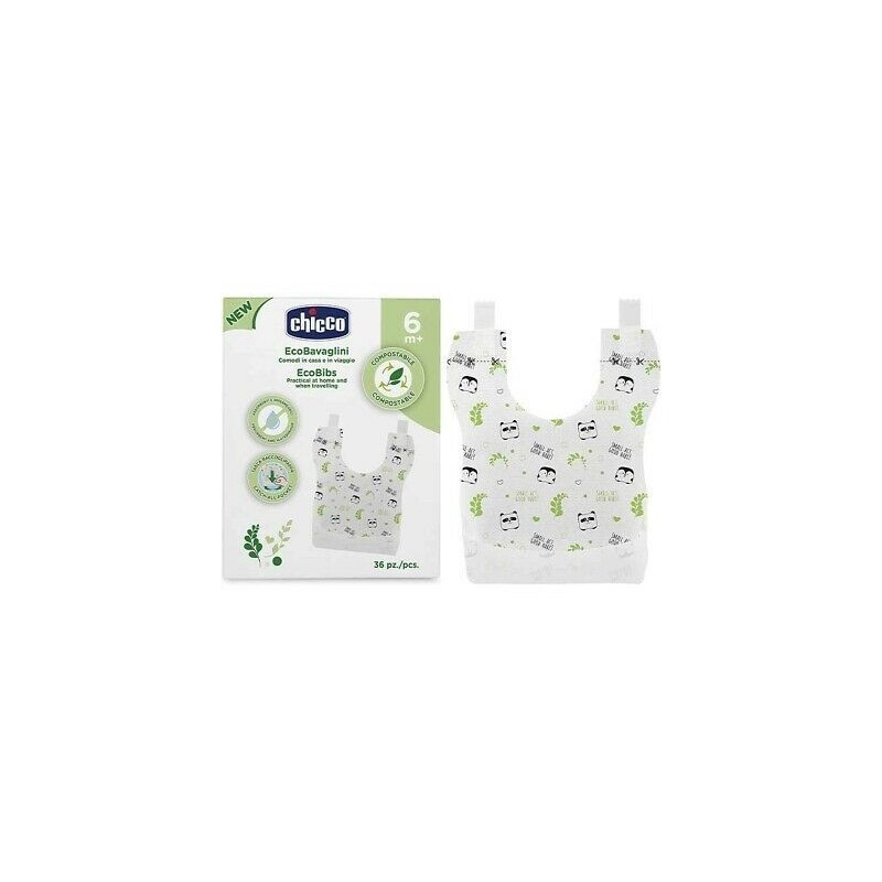 Chicco Bavaglini Monouso Compost 36Pz