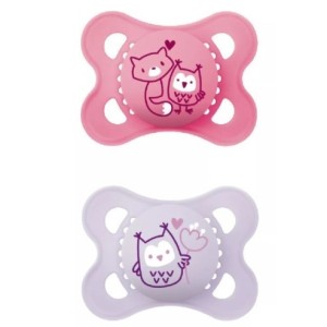 Mam 2 Succhietti Original 2-6M Silicone Femmina