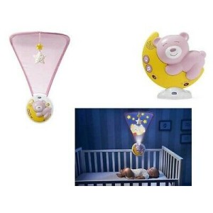 Chicco Next2Moon Rosa Giostrina 3 In 1 Con Proiezione