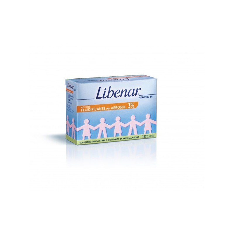Libenar Iper 18 Flaconcini 4Ml Fluidificante X Aerosol 3%
