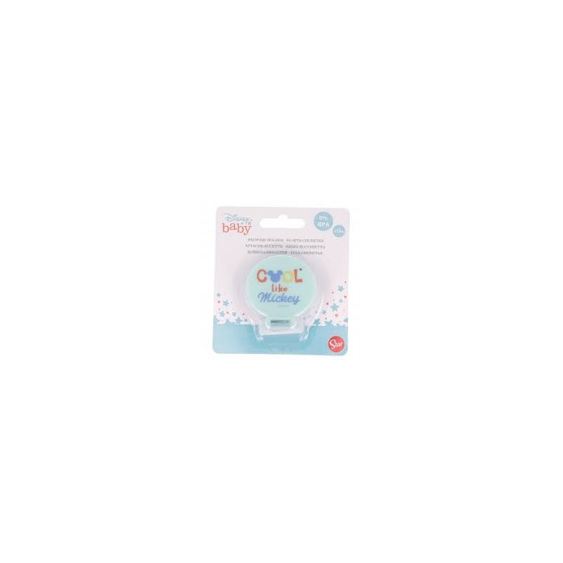 Disney Baby Clip Per Ciuccio Mickey Art.