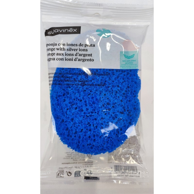 Suavinex Spugna Con Ioni D'argento