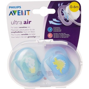 Avent Succhietti Ultra Air 0-6Mesi Unisex 2Pz