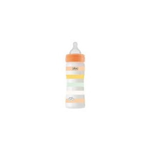 Chicco Biberon Wb Plastica Orange 250Ml Silicone Fl.