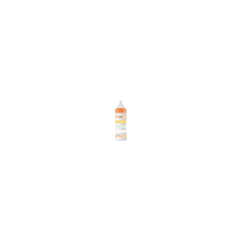 Chicco Biberon Wb Plastica Orange 250Ml Silicone Fl.