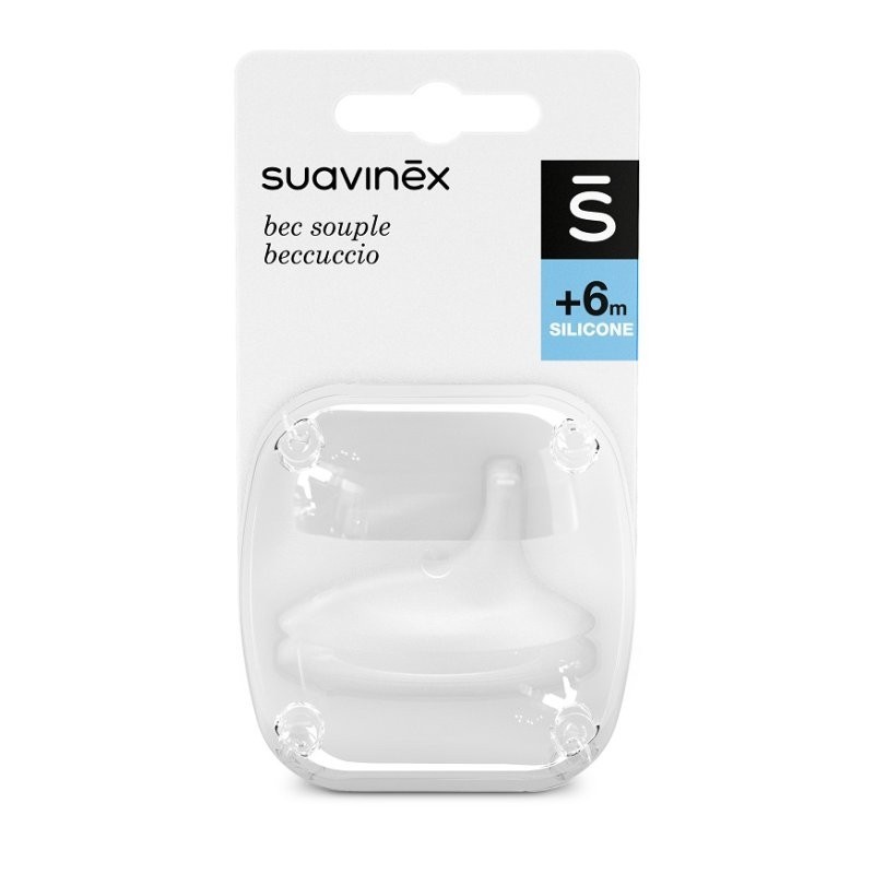 Suavinex Tettarella Silicone Biberon 1-2 Feeding New