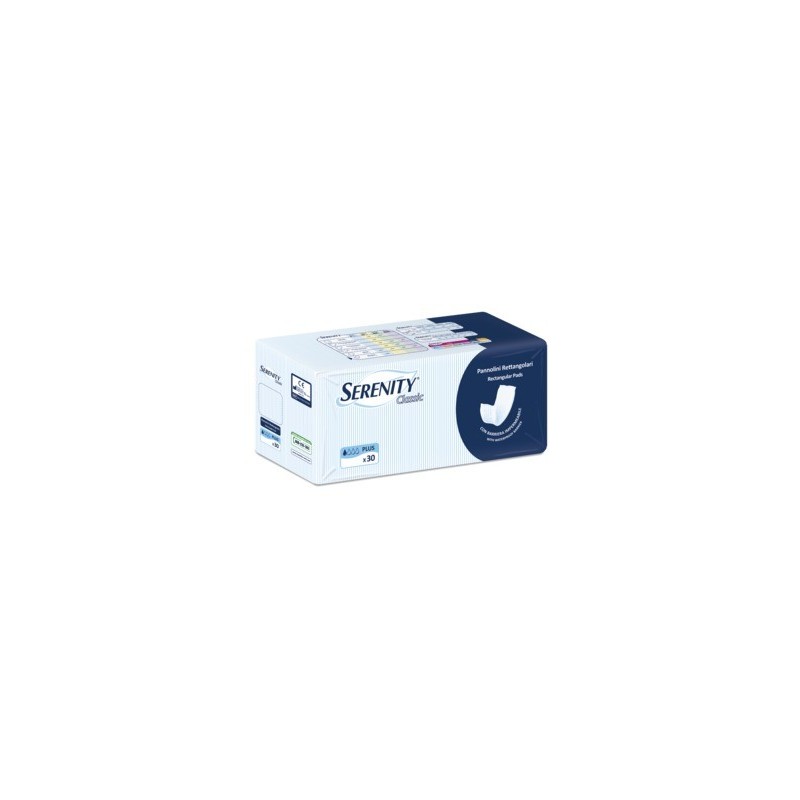 Serenity Pannolini Rettangolari C/Barriere 30Pz