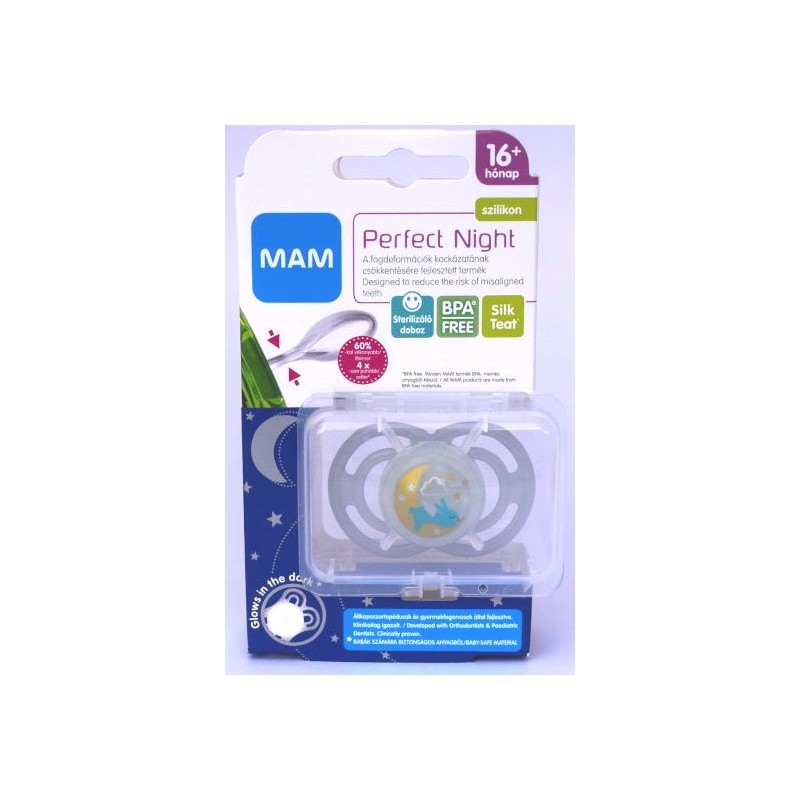 Mam Succhietto Perfect Night Silicone 16M+ Neutro