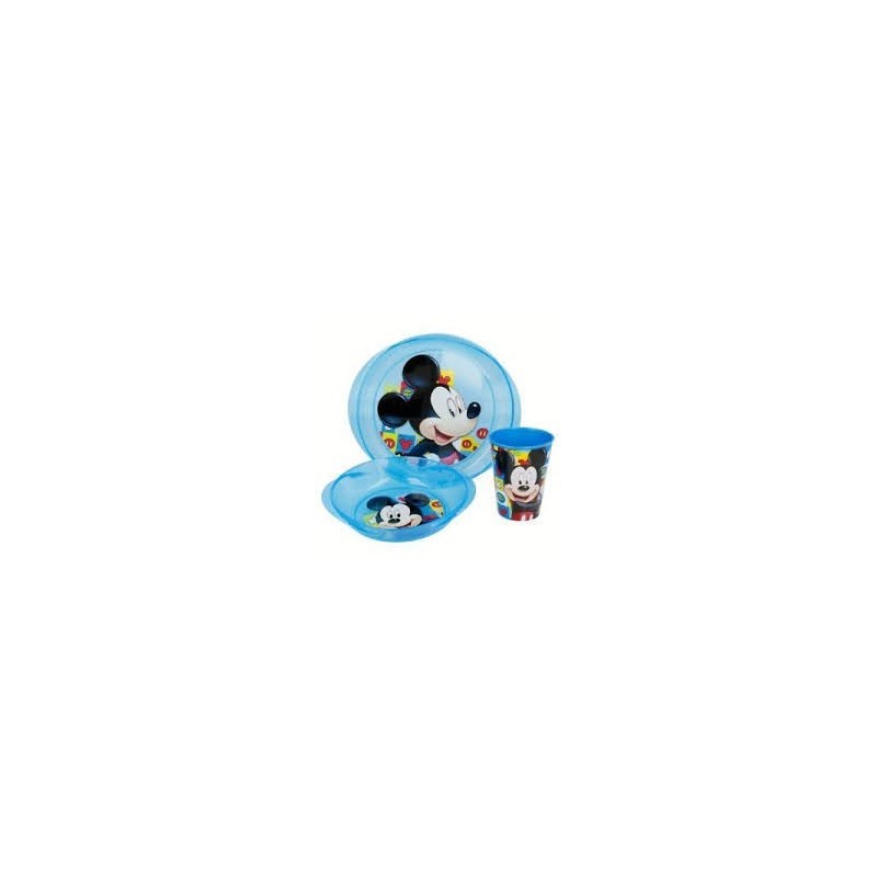 Mickey Blu Set Pappa 3 Pz Art.