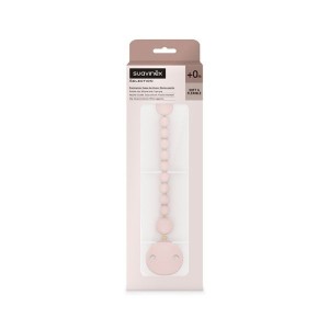Suavinex Selection Clip Silicone Rosa 0M+