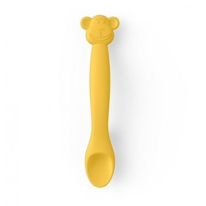 Suavinex Cucchiaio Monkey Silicone Giallo