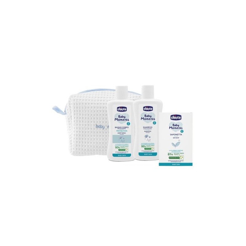 Chicco Baby Moments Beauty Zip Azzurro