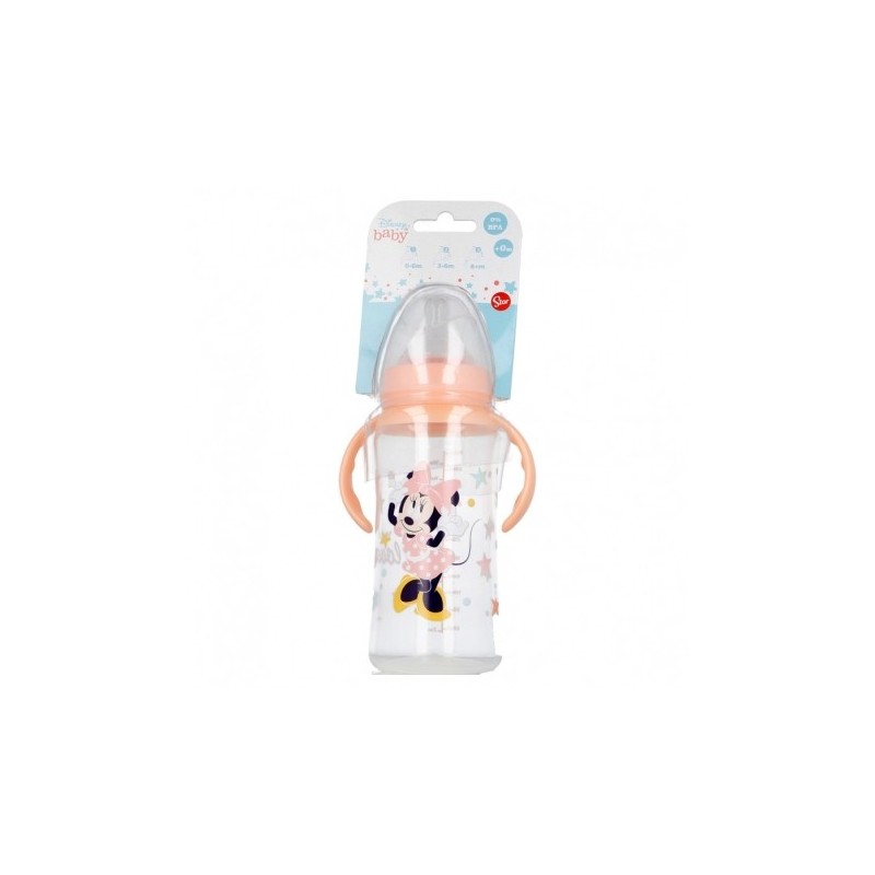 Disney Baby Biberon 360Ml C/Manici Minnie Tett.3P Art.