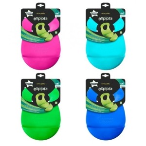 Tommee Tippee Bavaglino Silicone Roll'n'go 6M+