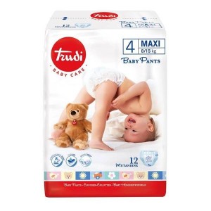 Trudi Pants Tg.4 Maxi 8-15Kg 12Pz Mutandina