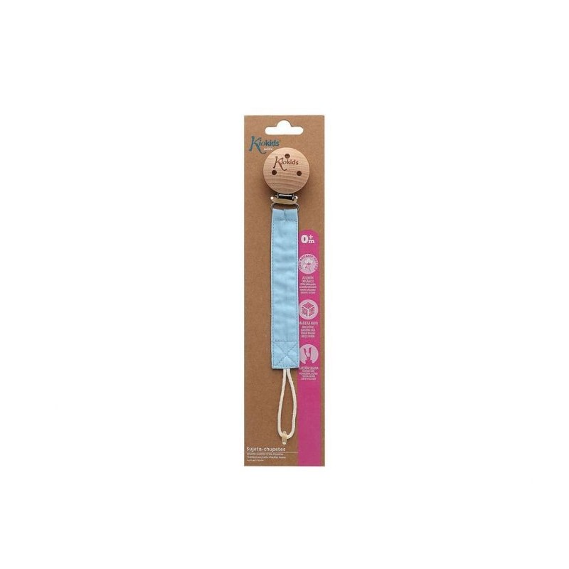 Kiokids Clip Legno Azzurra