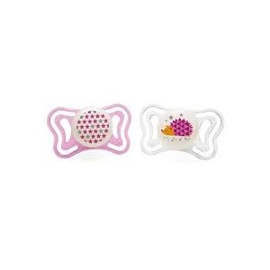 Chicco Succhietto Physio Light Lumi 2-6M Silicone 2Pz