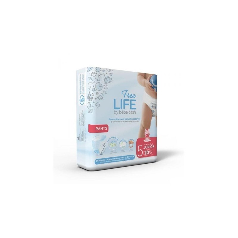Freelife Pants Junior Tg.5 Kg 12-18 Pz.20 Art. Freelife Pants Junior Tg.5 Kg 12-18 Pz.20 Art.