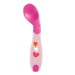 Chicco Cucchiaio Angolato 8M+ Rosa