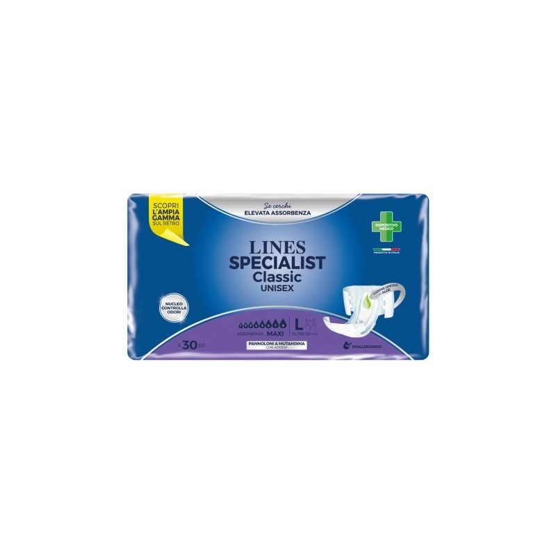 Lines Specialist Classic Pannol.mutand.maxi Mis.
