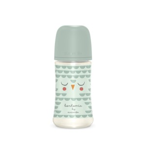 Suavinex Biberon 270Ml Silicone Bonhomia Civetta Verde
