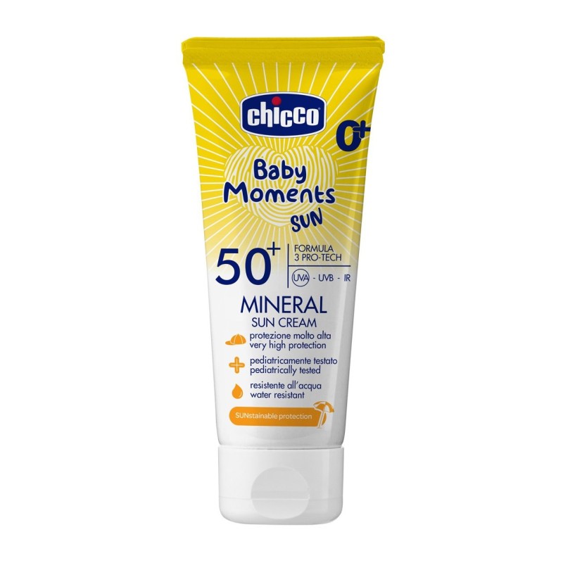 Chicco Crema Mineral Spf50 Protezione Alta 75Ml