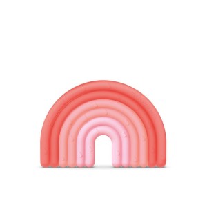 Suavinex Anello Dentizione Step 1 Arcobaleno Rosa 0M+