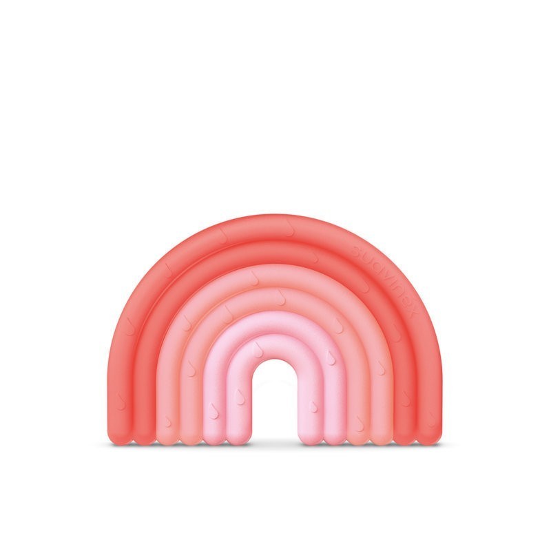 Suavinex Anello Dentizione Step 1 Arcobaleno Rosa 0M+
